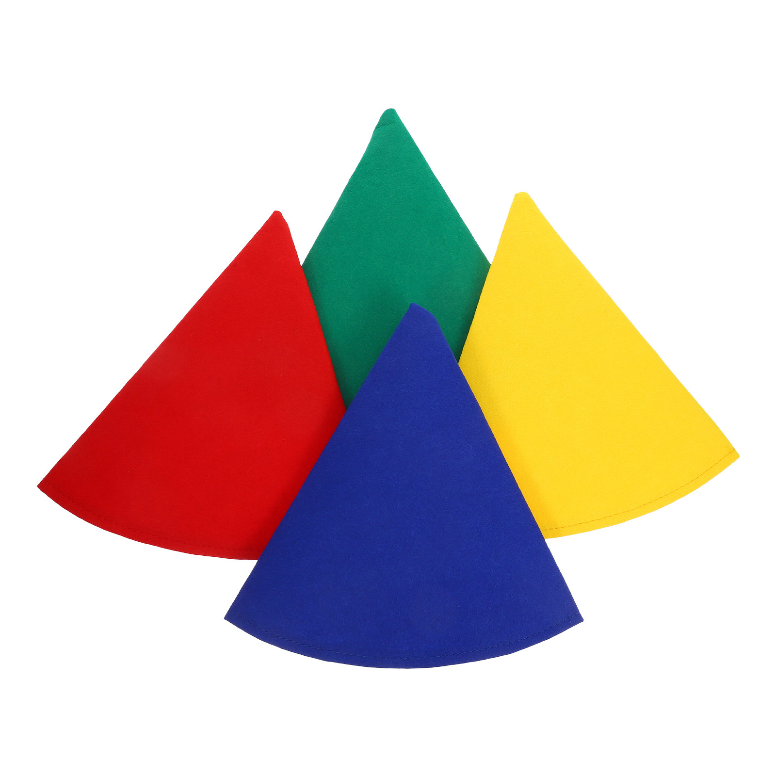 Party Hat Cone - 4Pcs Felt Cone Gnome Hats Soft