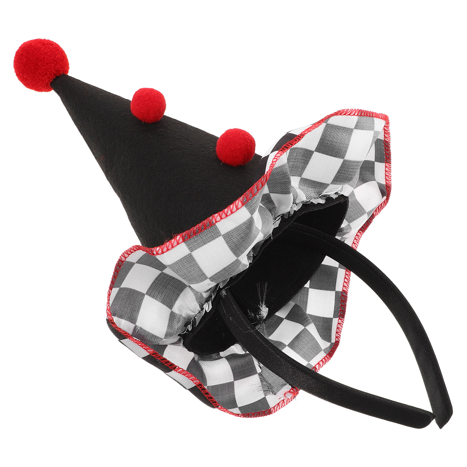 Party Hat Cone - Polyester Clown Headband Cone Clown Hat