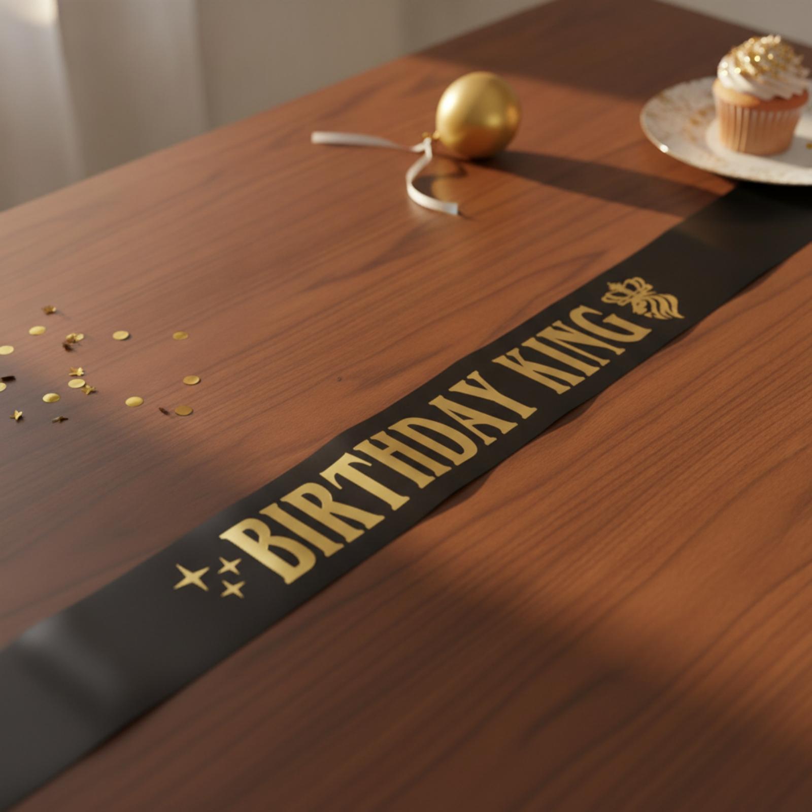 Birthday King Party Crown Glit - огляд і ціна Birthday Sash Glitter