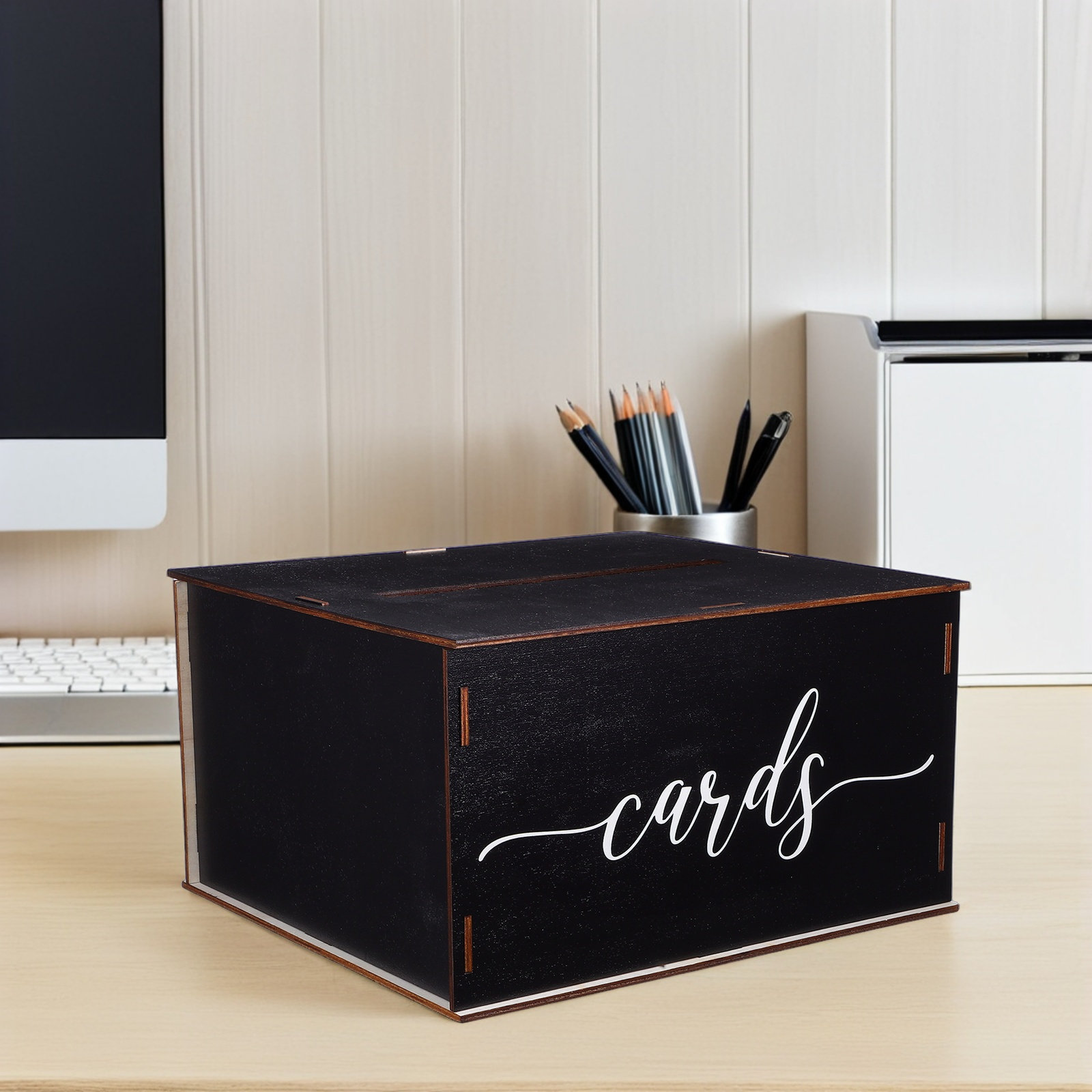 Wooden Card Box Wedding Rustic - огляд і ціна Event Party Box