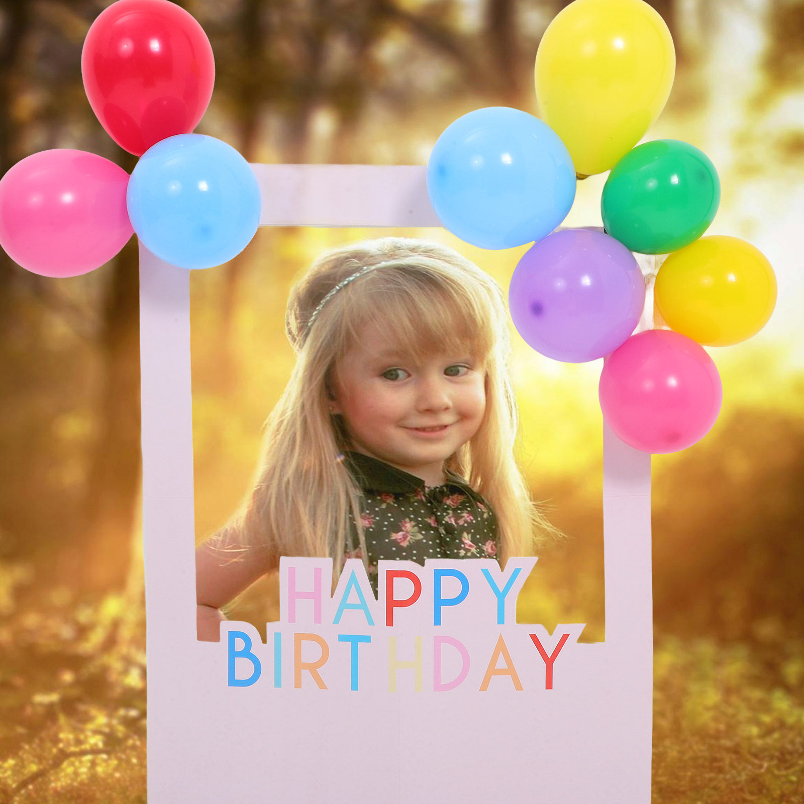 1Set Birthday Photo Booth Fram - огляд і ціна Photo Booth Frame