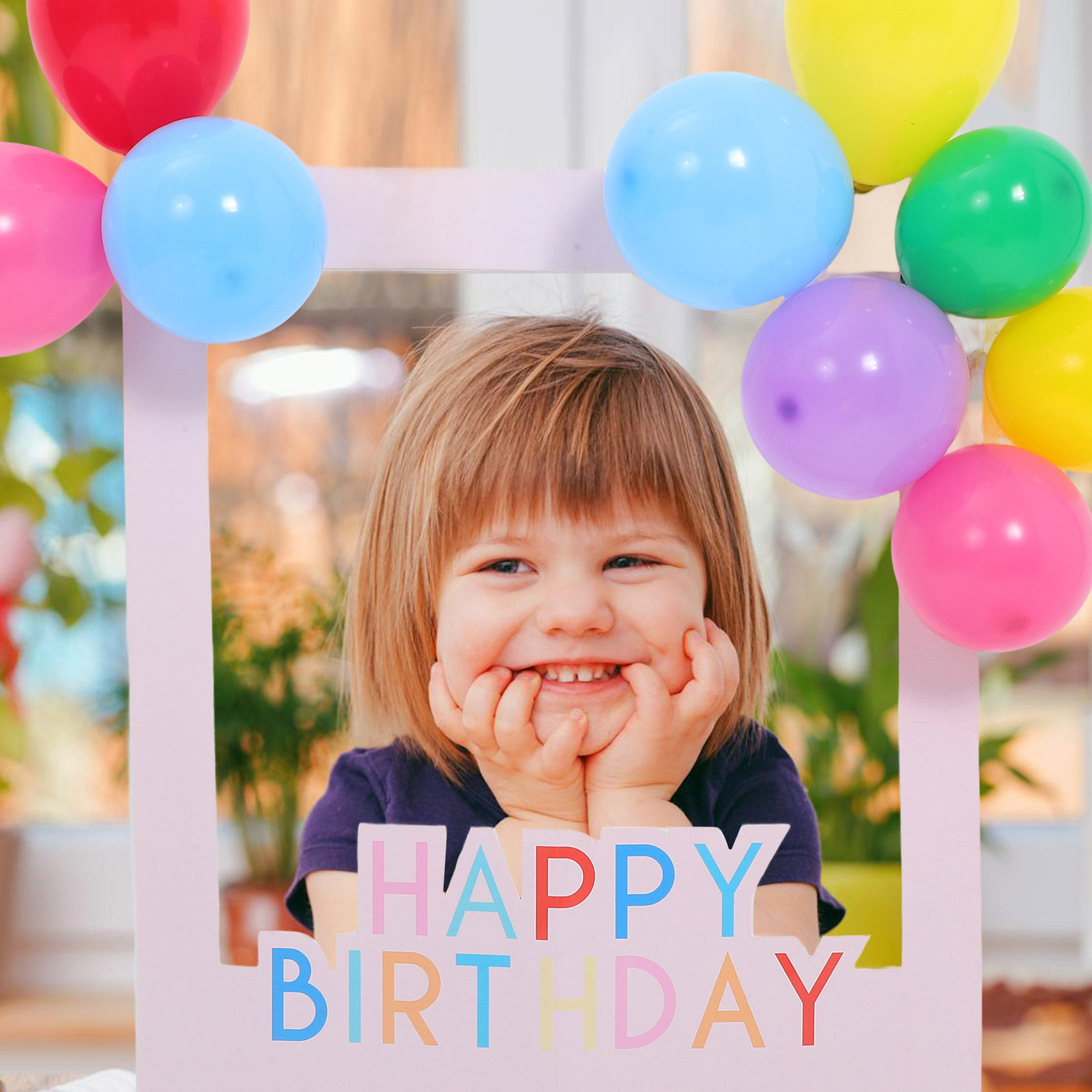 1Set Birthday Photo Booth Fram - огляд і ціна Photo Booth Frame