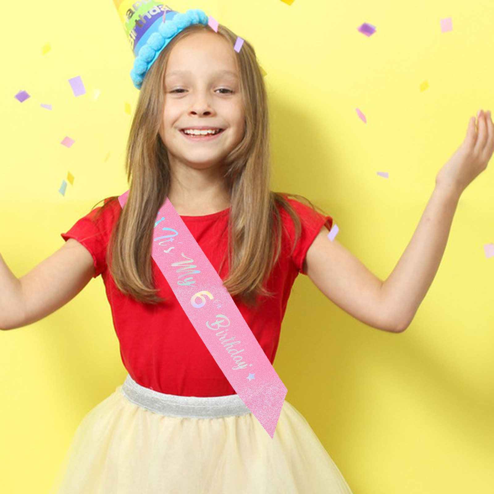 5Pcs Glitter Happy Birthday Sa - огляд і ціна Birthday Sash Glitter