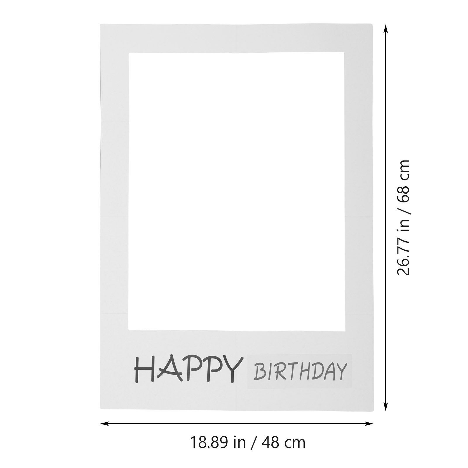 Birthday Photo Props Paper Fra - огляд і ціна Photo Booth Frame
