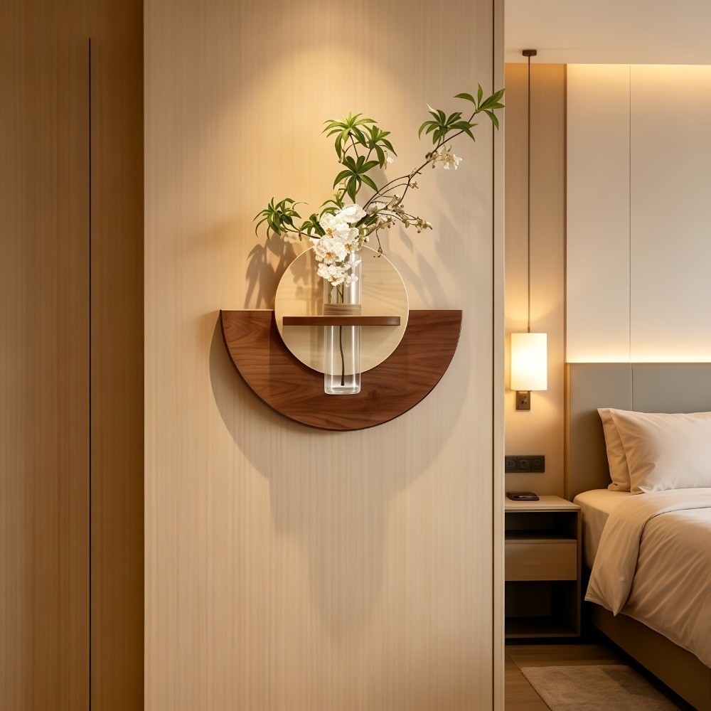 Oval Wood Wall Mount Flower Sh - огляд і ціна Flower Wall Panel