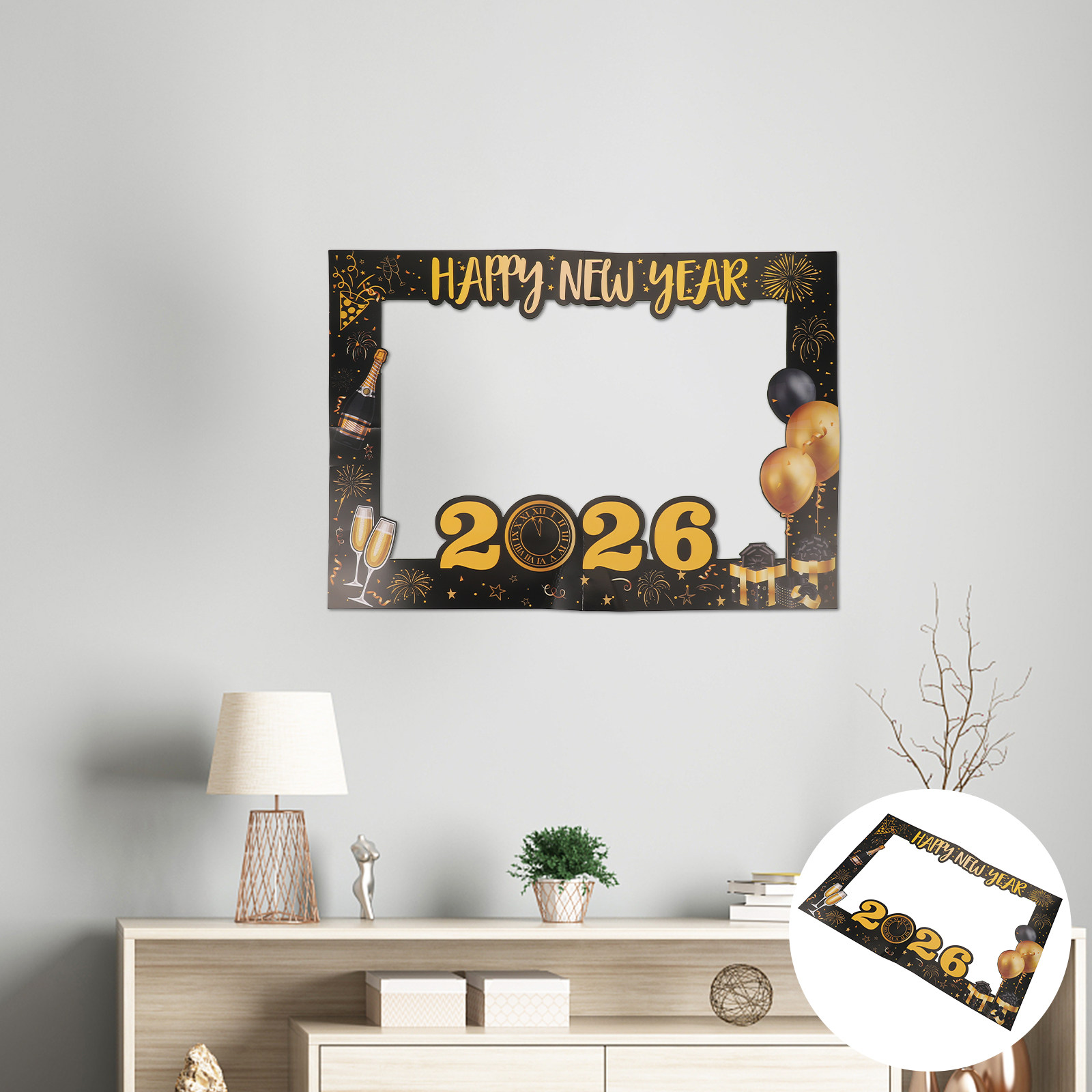Large Handheld Cardboard New Y - огляд і ціна Photo Booth Frame